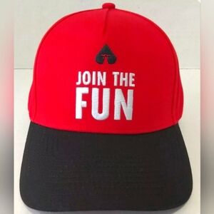 Premier Cruises "Join The Fun" Red Hat Cap Snapback #New